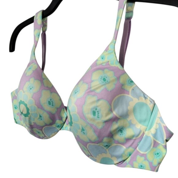 BODY BY VICTORIA'S SECRET IPEX FULL COVERAGE DEMI BRA 36B Floral - Picture 3 of 6